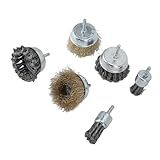 Escova De Arame De Perfuração Conjunto De Escova De Arame Haste Padrão Resistente Para Polimento De Metal