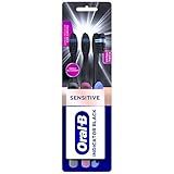Escova De Dente Oral B Indicador Black Charcoal 3 Unidades