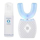 Escova De Dentes Automática Ultrassônica Escovas De Dentes Ultrassônicas Em Forma De U Para Adultos Escova De Dentes Sônica Elétrica De 360 Com Temporizador Automático Kit De Escova De Dentes De