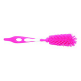 Escova De Lavar Mamadeira Super Macia Rosa Da Kuka
