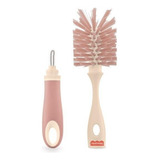 Escova De Lavar Mamadeiras E Bicos Rosa Fisher Price