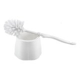 Escova De Limpar Vaso Sanitário Privada Banheiro Cor Branco