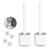 Escova De Limpar Vaso Sanitário Privada Banheiro Kit 2 Unid 