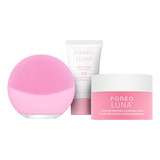 Escova De Limpeza Facial Foreo Luna Mini 3 Com Kit De Limpez