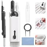 Escova De Limpeza Kit Multifuncional Portátil Teclado 7 Em 1 Eletrônico Limpador De Teclado E Fone De Ouvido Kit De Limpeza De Celular Pano De Limpeza De Microfibra De Tela Premium