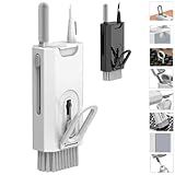Escova De Limpeza Kit Multifuncional Teclado 8 Em 1 Eletrônico Fone De Ouvido Teclado Tela De Computador Removedor De Teclas Cor Sortida Branco Ou Preto ROCCAMARE