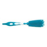 Escova De Mamadeira Cerdas Super Macia Não Risca 0 Bpa Kuka Cor Azul