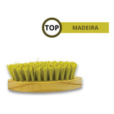 Escova De Mão Madeira Oval P Roupa Esfregar Sapato Limpeza
