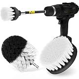 Escova De Perfuração Power Scrubber Escova De Limpeza Estendida Conjunto De Acessórios Longos Kit De Escovas De Broca Multiuso Para Argamassa Piso Banheira Chuveiro Azulejo Banheiro E Superfície