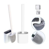 Escova De Silicone Vaso Sanitário Base Para Banheiro Privada