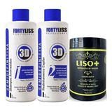 Escova Definitiva 3d Power Sytem 2x1000ml Redutox Liso 1kg