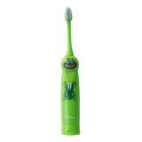 Escova Dental A Pilhas Infantil Verde Sapo - Techline