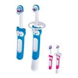Escova Dental Bebê Mam Kit 2und Learn To Brush Set