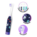 Escova Dental Eletrica Infantil Estampa Multilaser Com Refil