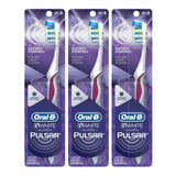 Escova Dental Elétrica Oral B Pulsar 3d White 3 Unidades