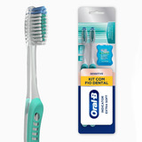 Escova Dental Extra Macia Kit C 2 Un Fio Dental Oral b