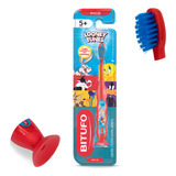 Escova Dental Kids Ventosa Looney Tunes Bitufo