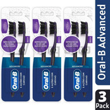 Escova Dental Oral b Advanced 5 Ações Com Carvão C 3 Pack