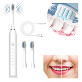 Escova Dental Oral Elétrica Recarregável 1 Escova Extra