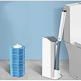Escova Descartável Para Vaso Sanitário E Parede Banheiro -Escova Completo-
