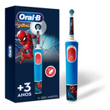 Escova Elétrica Dental Oral b Vitality Spider man 1 Unidade