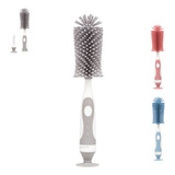Escova Em Silicone Para Mamadeira Com Limpador De Bico Buba