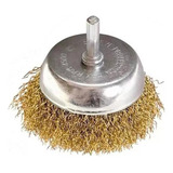 Escova Latonada Tipo Copo 50mm Haste 6mm M14 Mtx 744759