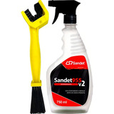 Escova Limpa Corrente Moto Detailer 955 Spray Sandet 750ml Cor Branco