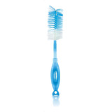 Escova Limpa Mamadeira E Bico 2 Em 1multikids Baby Cor Azul