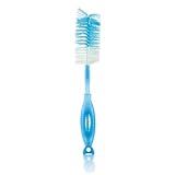 Escova Limpa Mamadeira E Bico Soft Clean 2 Em 1 Azul Multikids Baby BB153