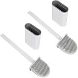 Escova Limpa Sanitário Escova Para Banheiro Silicone Kit 2 Escovas Para Limpeza De Vaso Sanitário Limpa Vaso Sanitário Limpa Toalete Toilet