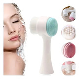 Escova Limpeza Facial 2 Em 1 Massagem Esponja Skin Care