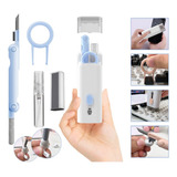 Escova Macia Limpa Teclado Pc Limpador Fone De Ouvido 7 Em 1