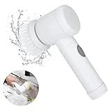 Escova Mágica De Limpeza Elétrica Esfregão Giratório Recarregável Usb Limpa Tudo Cozinha Fogão Boxe Banheiro Privada Tênis Colchão Sofá Azulejo Parede Mesa Porta Janela Chão 110 220v