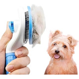 Escova Para Gatos Automática Tira Pelos Mortos Pet Animais Cor Rosa