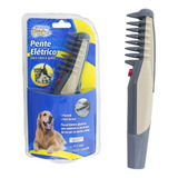 Escova Pente Eletrico Desembolador Pelos Gato Cães Tira Pelo