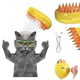 ESCOVA PET PARA GATOS E CACHORROS A VAPOR DESEMBARAÇANTE SPRAY 3 EM 1 RECARREGÁVEL USB