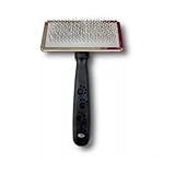Escova Rasqueadeira Para Pets Com Cerdas De Aço Inox Remove Nós E Pelos Soltos Ideal Para Cães E Gatos