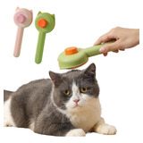 Escova Rasqueadeira Pet Remove Tira Pelo Automática Cão Gato