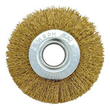 Escova Rotativa Circular Latonada 6 X 1 2 Furo 5 8 Ideal