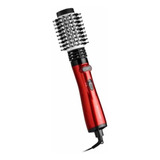 Escova Rotativa Seca alisa modela Multilaser Beauty Red 127v