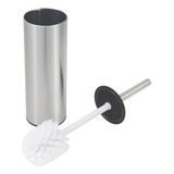 Escova Sanitária Aço Inox Limpador Vaso Organização Banheiro