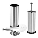 Escova Sanitária De Aço Inox Esfregador Limpador Vaso