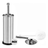 Escova Sanitária De Aço Inox Limpador Vaso Privada Banheiro