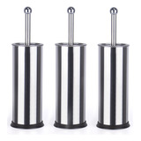 Escova Sanitária Inox Banheiro Vassoura Para Vaso Privada