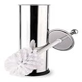 Escova Sanitária Inox Para Vaso Sanitário Com Suporte