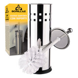 Escova Sanitária Para Limpeza De Vaso De Banheiro Aço Inox Gzs 37c Gorillaz