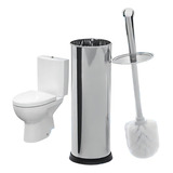 Escova Sanitária Vaso Limpador Com Suporte De Aço Inox Já