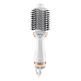 Escova Secadora De Cabelos Philco Pes09bg 1300w 3 Temperaturas Bivolt Cor Branca E Dourada