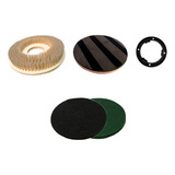 Escova Suporte Flange 2 Discos Enceradeira Crismar 350mm